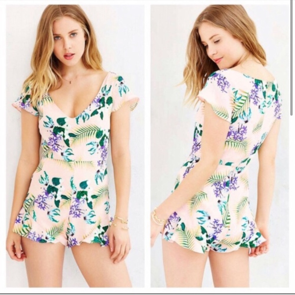 For Love and Lemons Tropical Romper